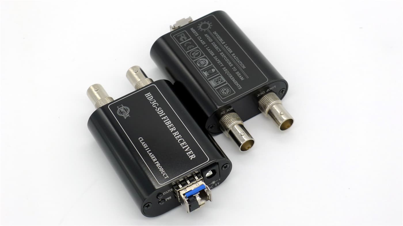Mini 3G SDI fiber optical converters extenders for broadcast